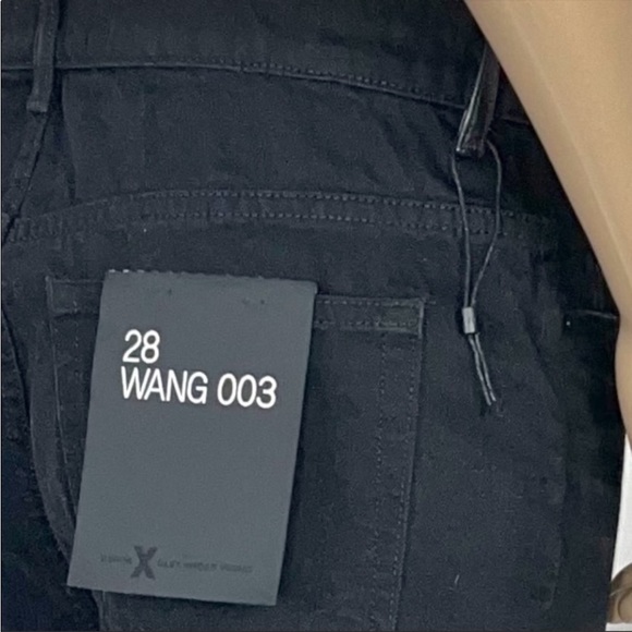 Alexander Wang Black Fade Wang 003 Style Boy Fit Label Sz28 Waist 33” Inseam 30” - Picture 12 of 16